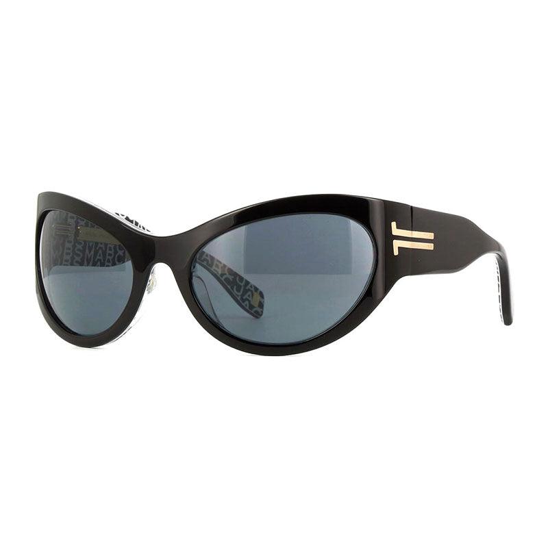 Marc Jacobs Sunglasses Cat Eye Full Rim, Ivory Frame And Grey Brown Gradient Lens Mj1087/s0Szjpr by MARC JACOBS