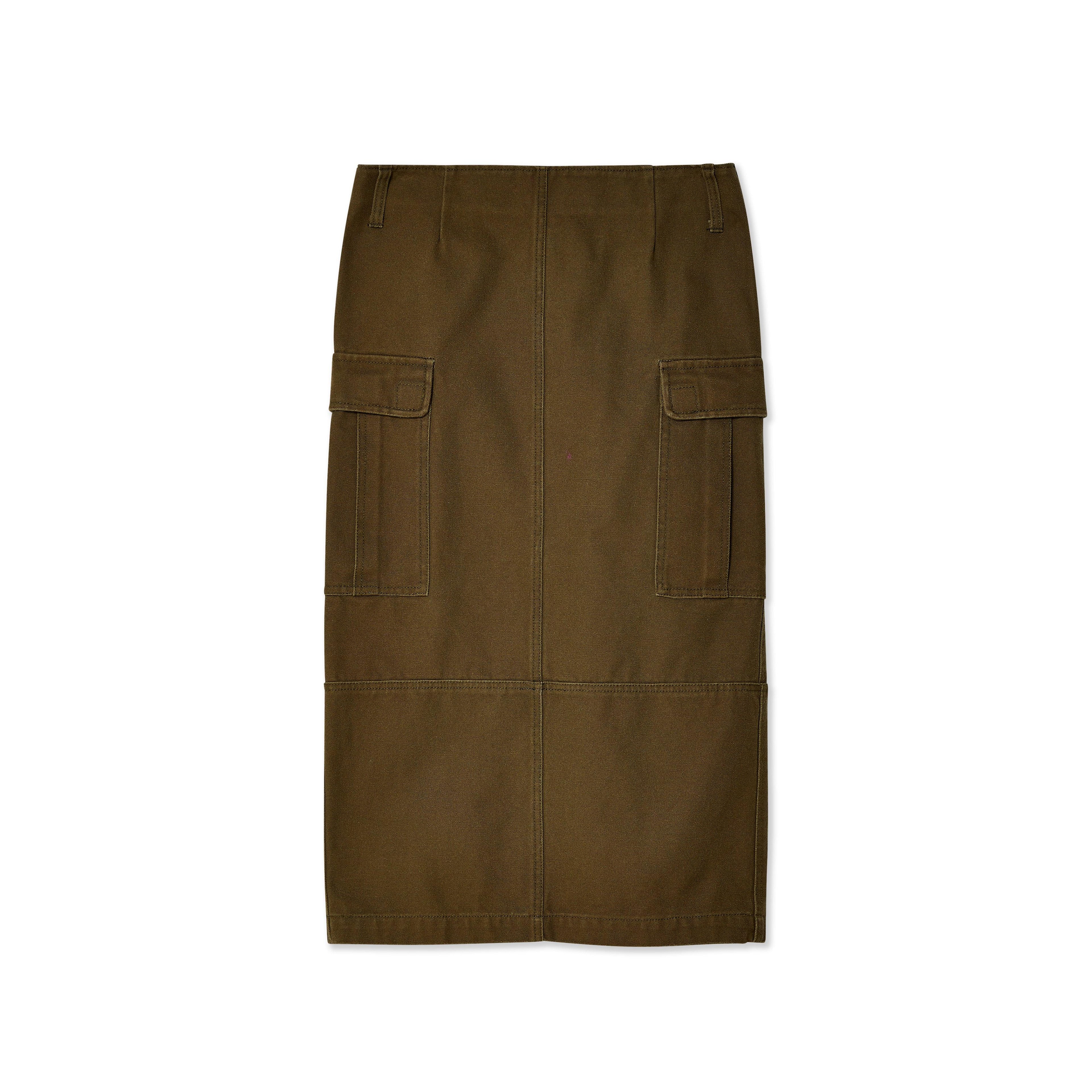 Marc Jacobs - Women's Cargo Canvas Slim Skirt - (Kelp) by MARC JACOBS
