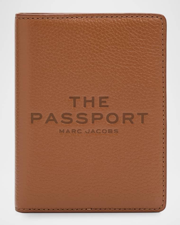 Pebble Leather Passport Holder by MARC JACOBS