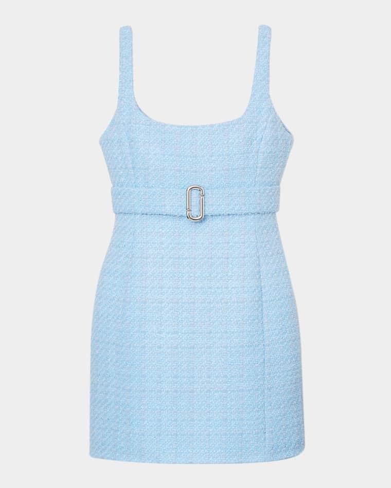 Pop J Marc Metallic Tweed Mini Dress by MARC JACOBS