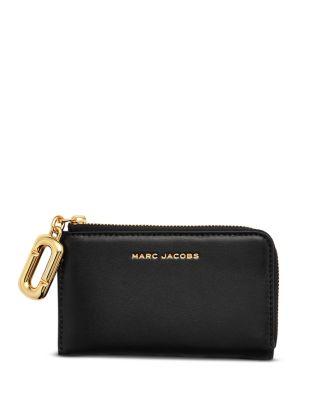 Pop J Marc Slim Leather Compact Wallet by MARC JACOBS