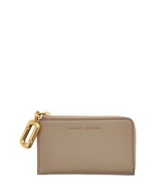Pop J Marc Slim Leather Compact Wallet by MARC JACOBS