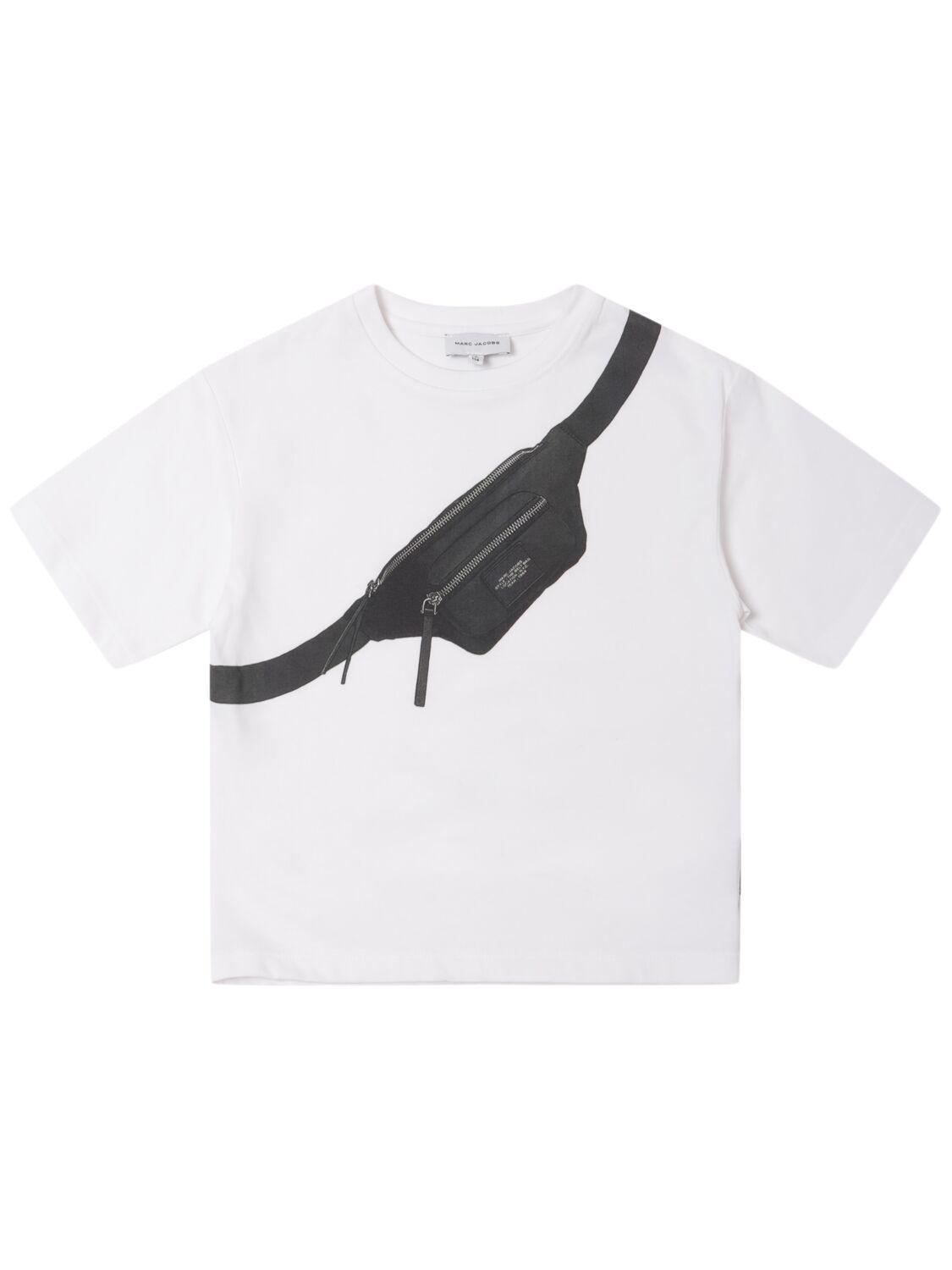 Printed Cotton Jersey T-shirt by MARC JACOBS