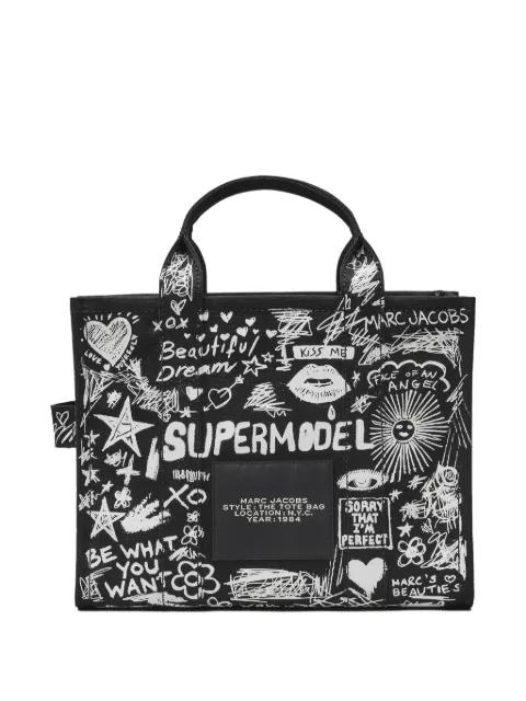 Punk Scribble graffiti-print medium tote bag by MARC JACOBS