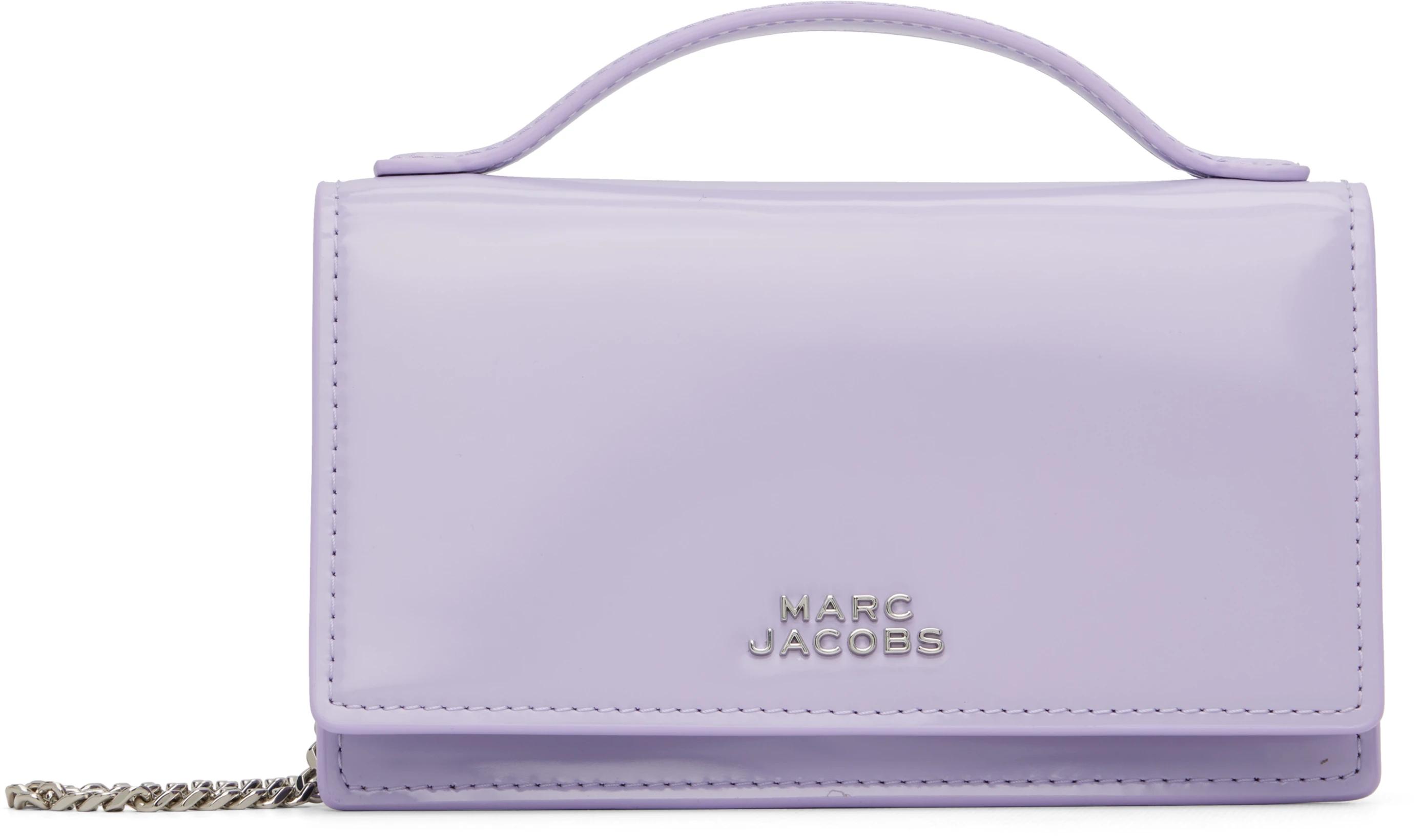 Purple 'The Glam Mirror Mini' Bag by MARC JACOBS