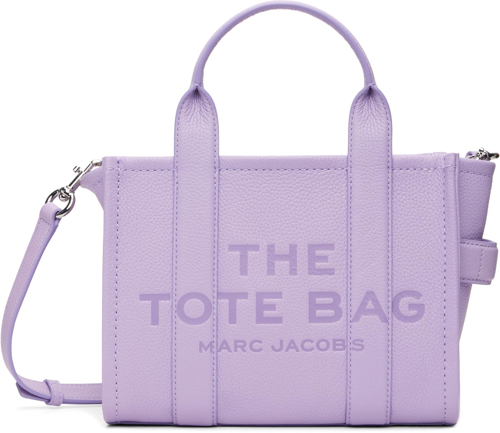 Purple 'The Leather Small' Tote by MARC JACOBS
