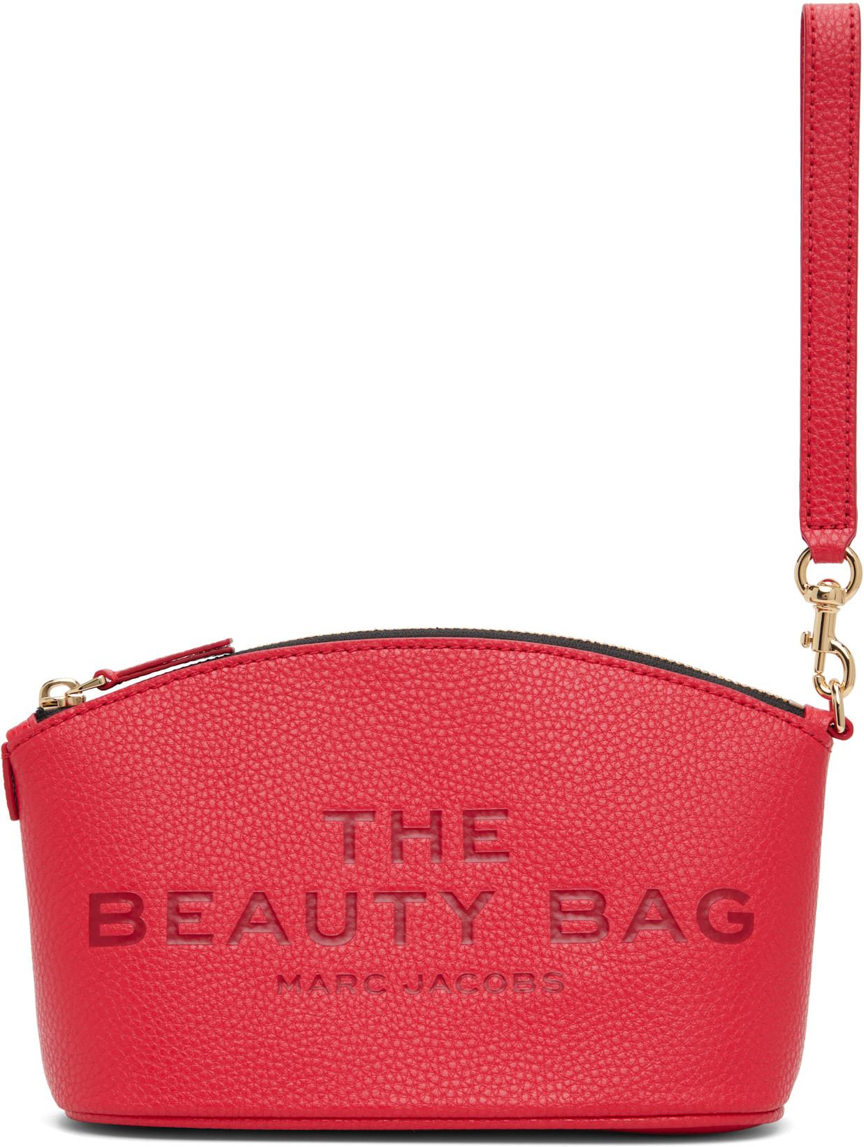 Red 'The Beauty' Pouch by MARC JACOBS