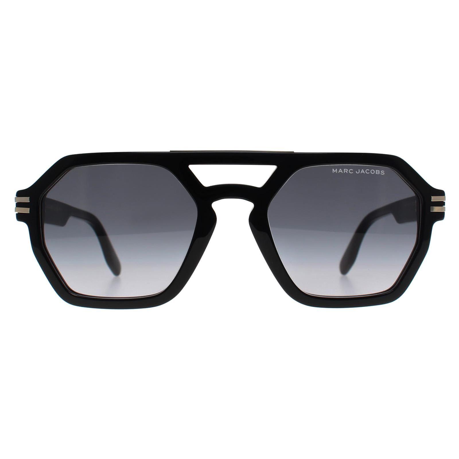 Round Black Dark Grey Gradient MARC 587/S by MARC JACOBS