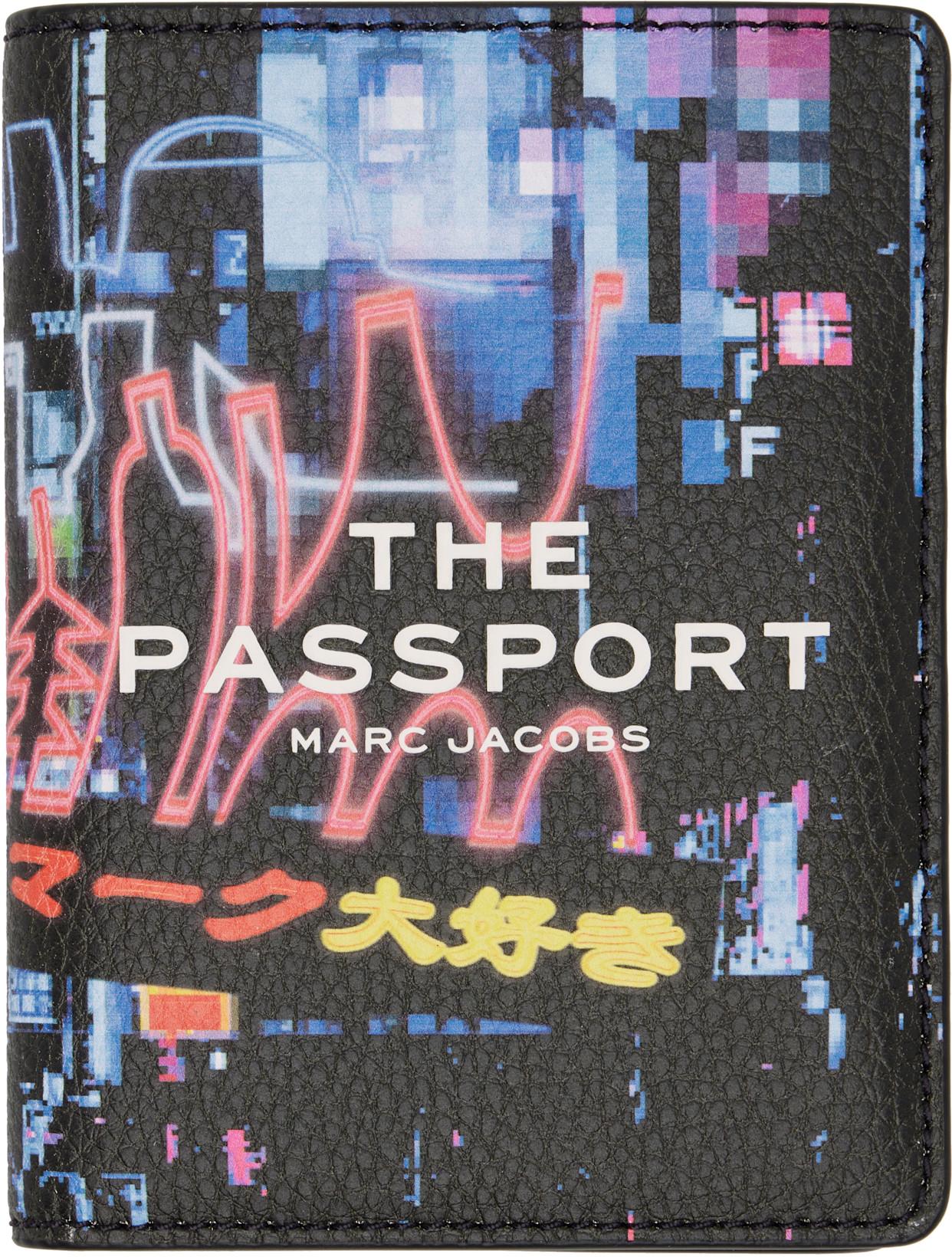 SSENSE Exclusive Black 'The Tokyo' City Passport Holder by MARC JACOBS