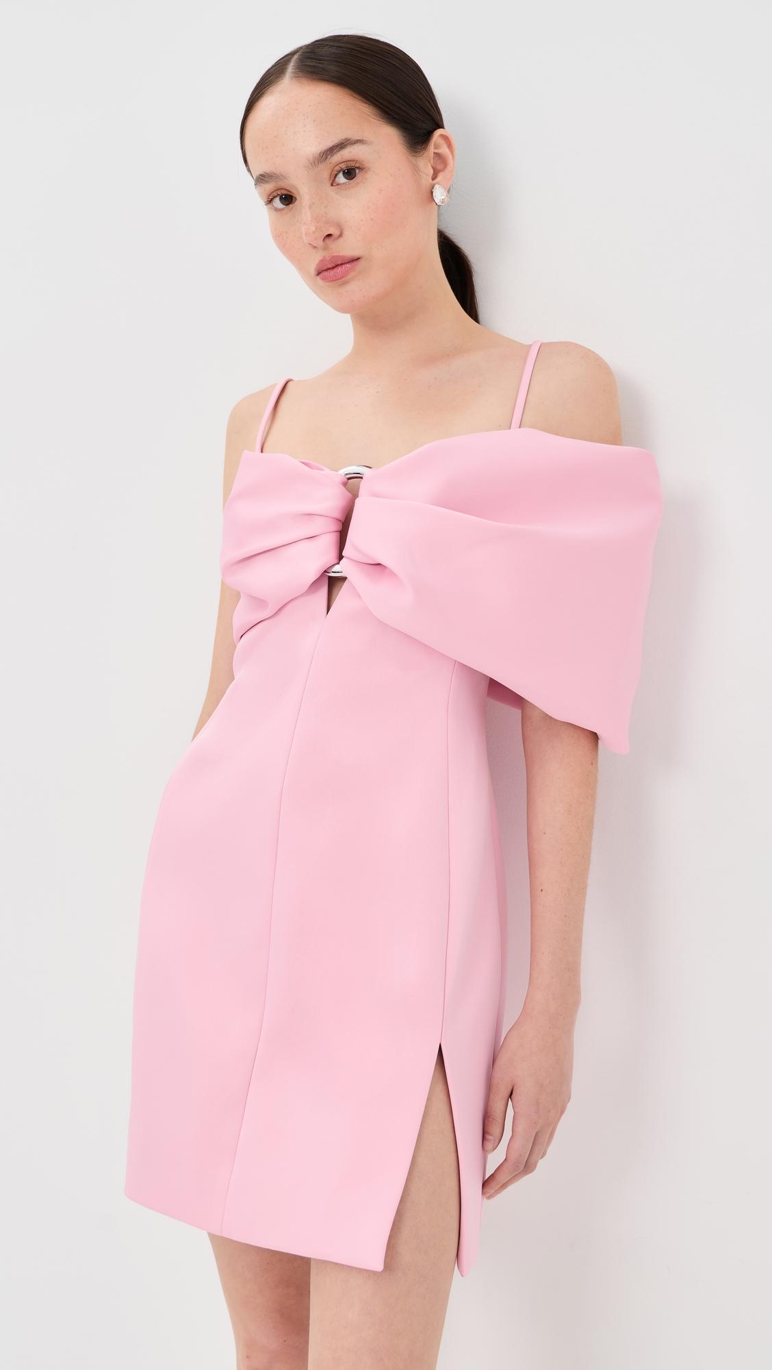 Satin Pop J Marc Bow Dress by MARC JACOBS