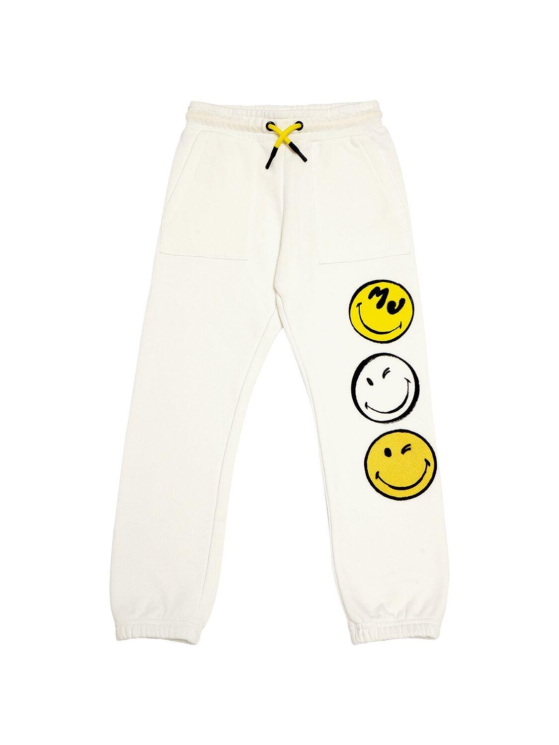 Smileyworld Cotton Sweatpants by MARC JACOBS