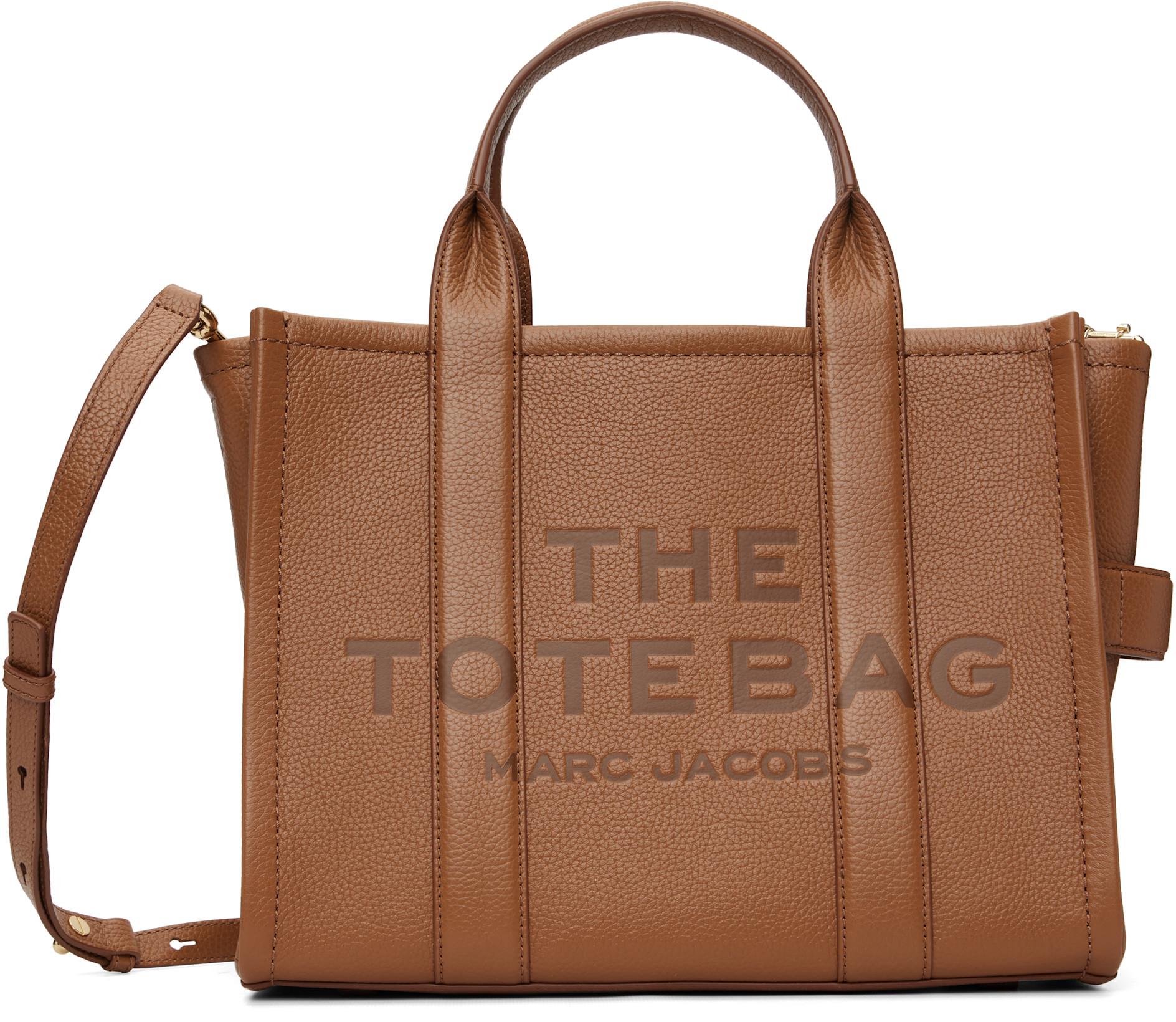 Tan 'The Leather Medium' Tote by MARC JACOBS