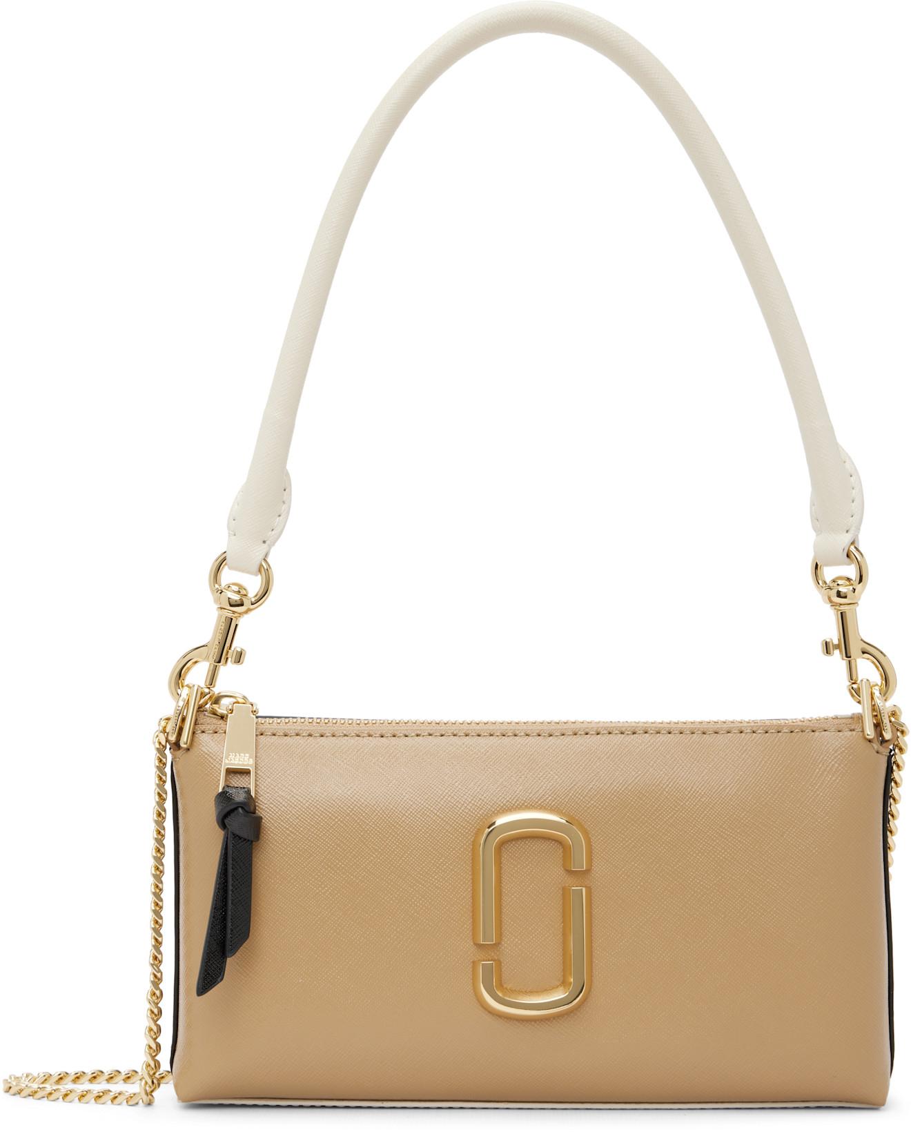 Tan 'The Snapshot Convertible' Shoulder Bag by MARC JACOBS