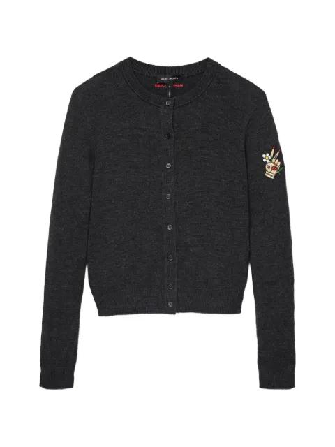 Tattoo-appliqué cardigan by MARC JACOBS