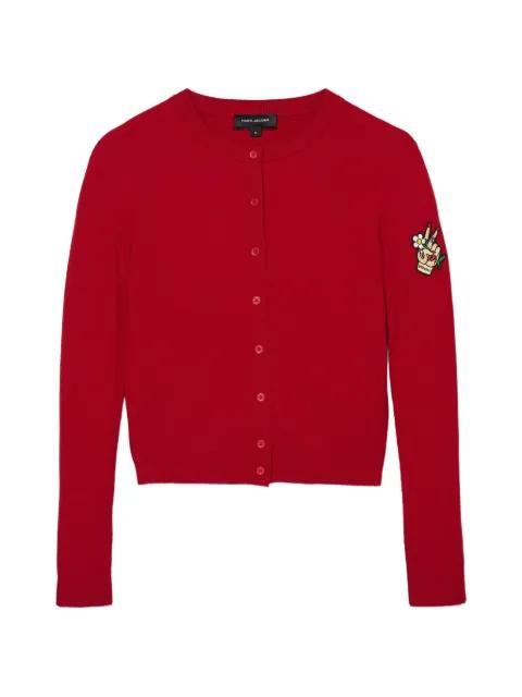 Tattoo-appliqué cardigan by MARC JACOBS