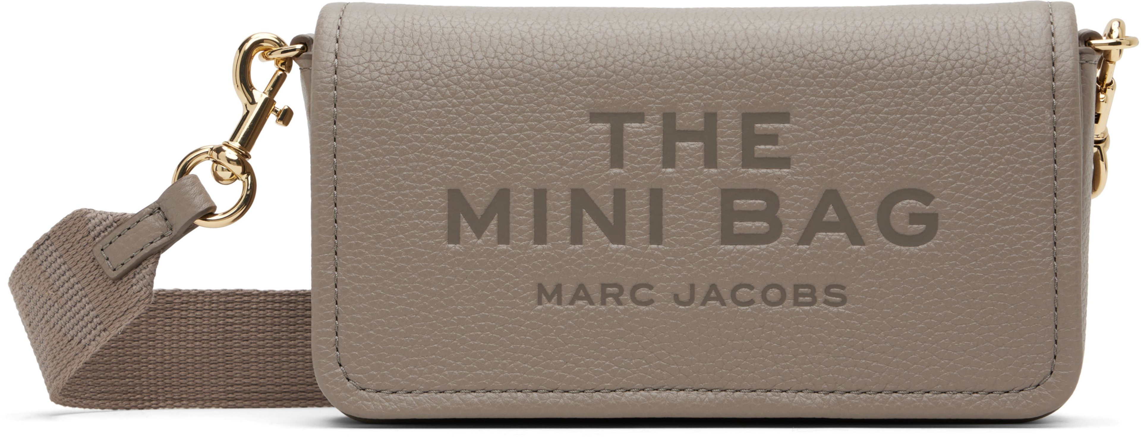 Taupe 'The Leather Mini' Bag by MARC JACOBS