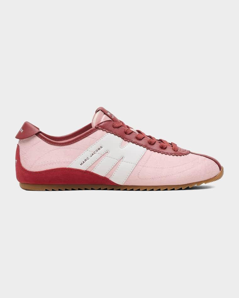 The 400 Bleecker Mixed Leather Low-Top Sneakers by MARC JACOBS