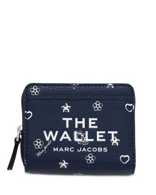 The Bandana Mini Leather Compact Wallet by MARC JACOBS