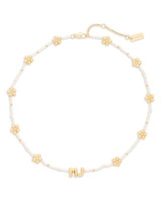 The Beaded MJ Balloon Necklace by MARC JACOBS