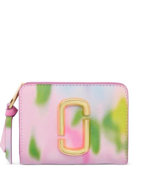 The Blurred Floral Snapshot Mini floral-print wallet by MARC JACOBS
