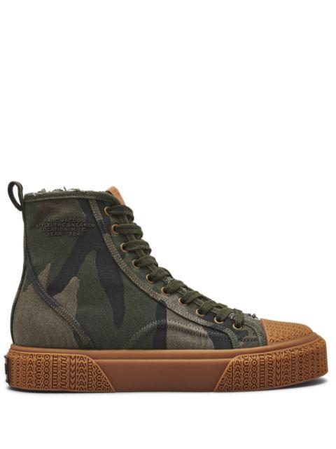 The Camo Jacquard high-top sneakers by MARC JACOBS