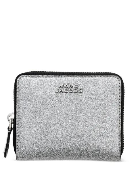The Coated Glitter leather wallet by MARC JACOBS