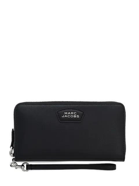 The Continental logo-plaque leather wallet by MARC JACOBS