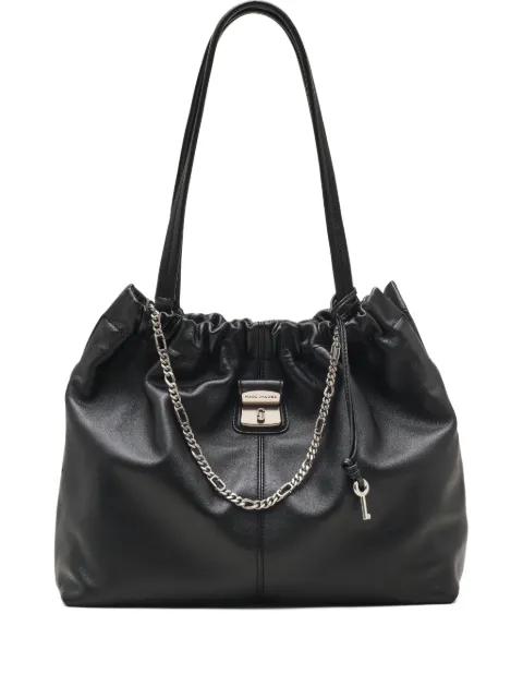 The Cristina chain-embellished drawstring shoulder bag by MARC JACOBS