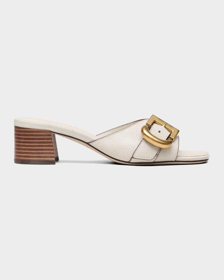 The Doll Heeled Leather Sandals by MARC JACOBS