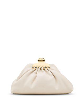 The Glam Claw Clip Leather Clutch by MARC JACOBS