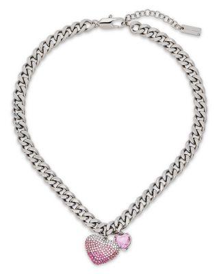 The Heart Balloon Pav&eacute; Chain Necklace by MARC JACOBS