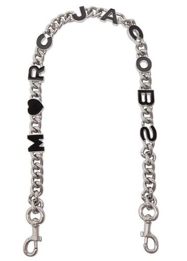 The Heart Charm chain shoulder strap by MARC JACOBS