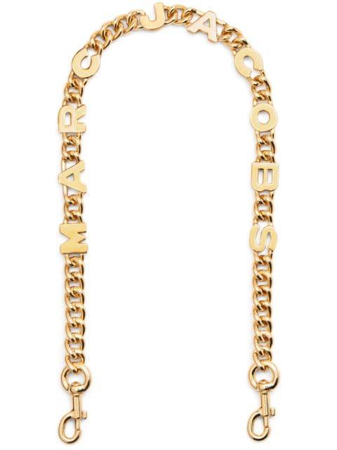 The Logo chain-link shoulder strap by MARC JACOBS
