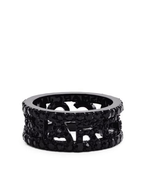 The Monogram Pave ring by MARC JACOBS