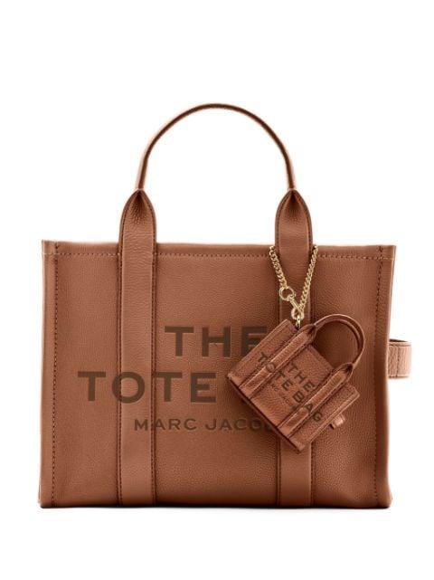 The Nano Tote grained leather charm bag by MARC JACOBS