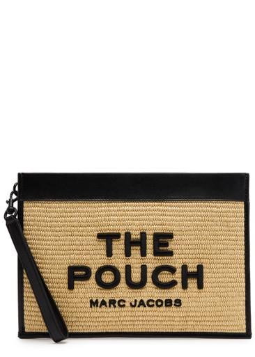 The Pouch Large raffia pouch by MARC JACOBS