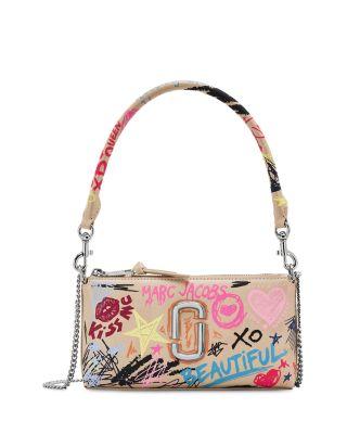 The Punk Scribble Snapshot Convertible Shoulder Bag by MARC JACOBS