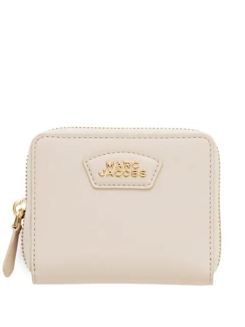 The Slim Compact zip leather wallet by MARC JACOBS