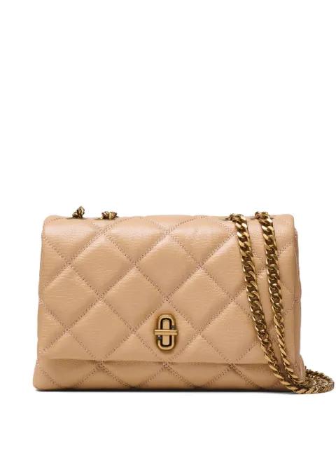 The Slim quilted dual-chain leather shoulder bag by MARC JACOBS