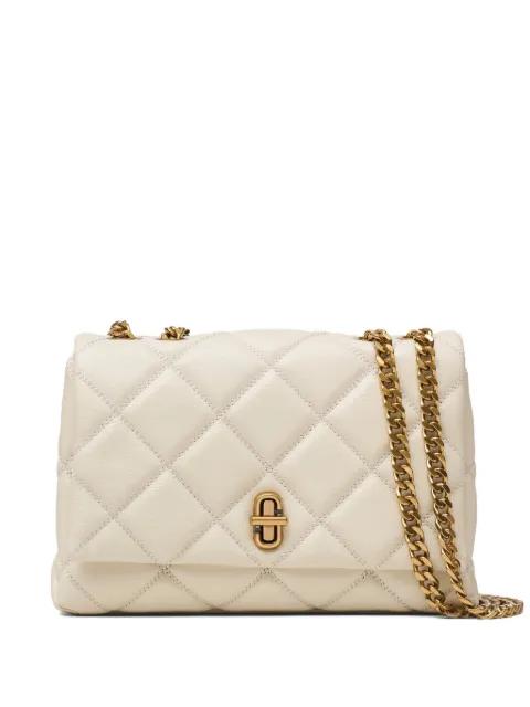 The Slim quilted dual-chain leather shoulder bag by MARC JACOBS