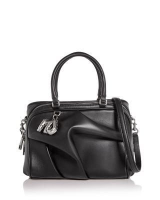 The Small Wave Leather Top Handle Bag by MARC JACOBS