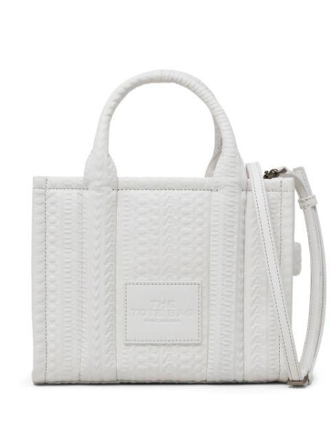 The Small monogram leather tote bag by MARC JACOBS