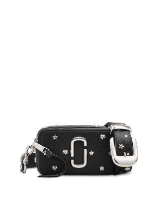 The Snapshot Icon Mini Studded Leather Camera Bag by MARC JACOBS
