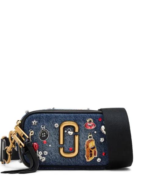 The Snapshot charm-embellished shoulder bag by MARC JACOBS