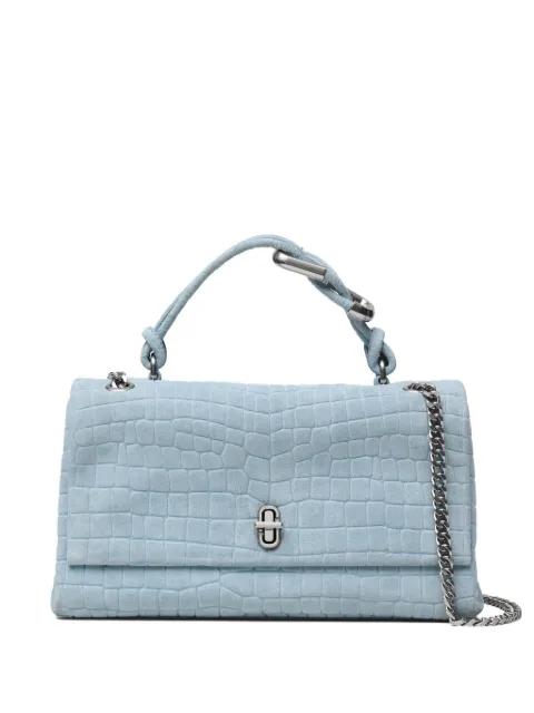 The Suede Croc dual-chain shoulder bag by MARC JACOBS