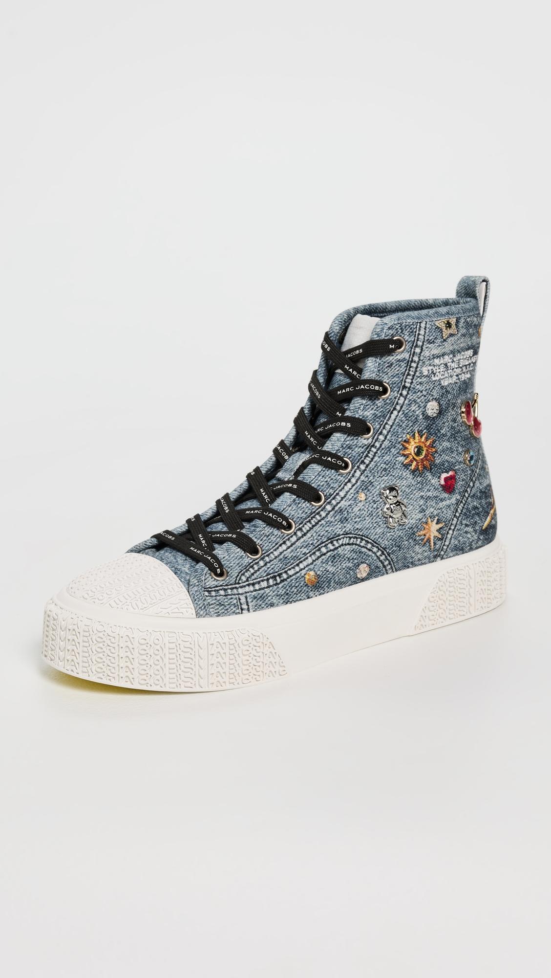 The Trinket Charm High Top Sneakers by MARC JACOBS