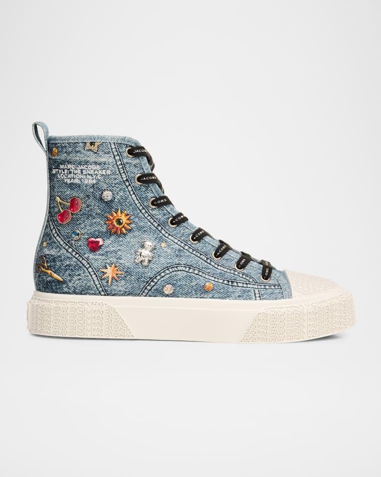 The Trinket Charm High-Top Sneakers by MARC JACOBS