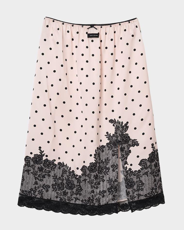 Trompe L'oeil Dots Skirt by MARC JACOBS