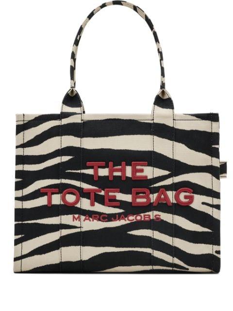 Zebra-print tote bag by MARC JACOBS