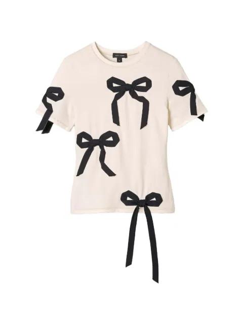 bow-print T-shirt by MARC JACOBS